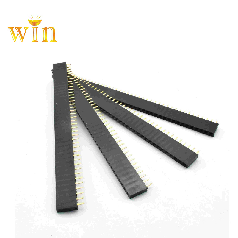 1x 40p 2.54mm Múntóir baineann Múnla Teagmhála Y cruth