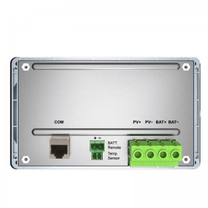 Rialtóir Ceallraí Rialaitheoir Gréine Gréine Rialtóir 12V 24V LCD Taispeáin Flush Mount Go huathoibríoch le haghaidh campála campála soitheach RV