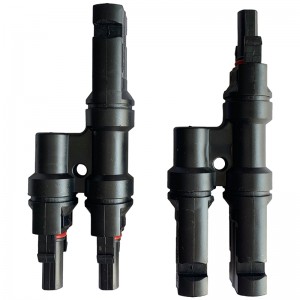 2 go1 Nascóir Gréine Ceanglóir TR Brainse TR Brainse Cónascaire Fótavoltach le haghaidhnasc painéil gréine Ceanglóir fireann agus baineann