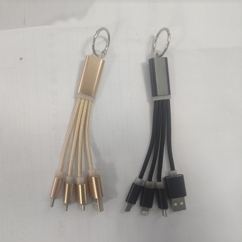Cábla Gearr-Mhuirearaithe Keychain