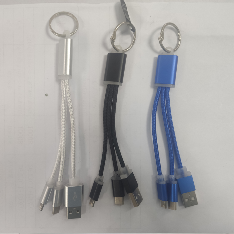 Cábla Gearr-Mhuirearaithe Keychain