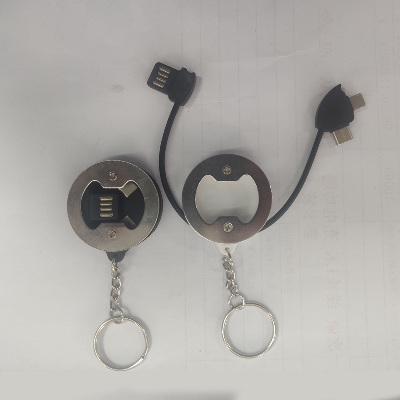 Cábla Gearr-Mhuirearaithe Keychain