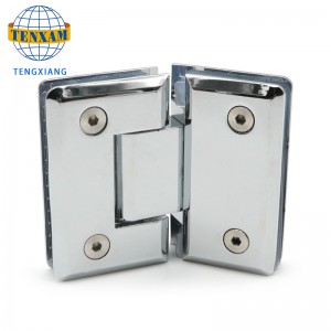 135 Céim Sinc Alloy Inte Hinge Seomra Folctha Clip Shower Doras Socrú Gearrthóg Gloine Siceart Doras Accessories Crua-earraí