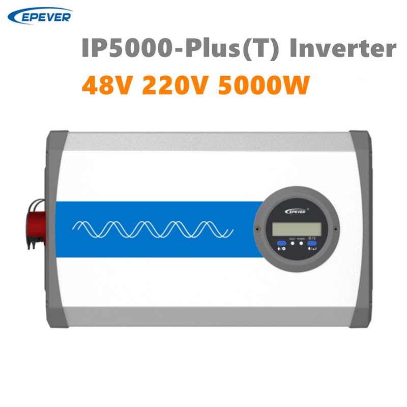 NUA EPEVE GREARTHA Minicíocht Ardmhinicíochta Sine Inverter Ipower-Plus 5000W 48VDC 220VAC Terminal Inverter of Eangach do Chóras Gréine