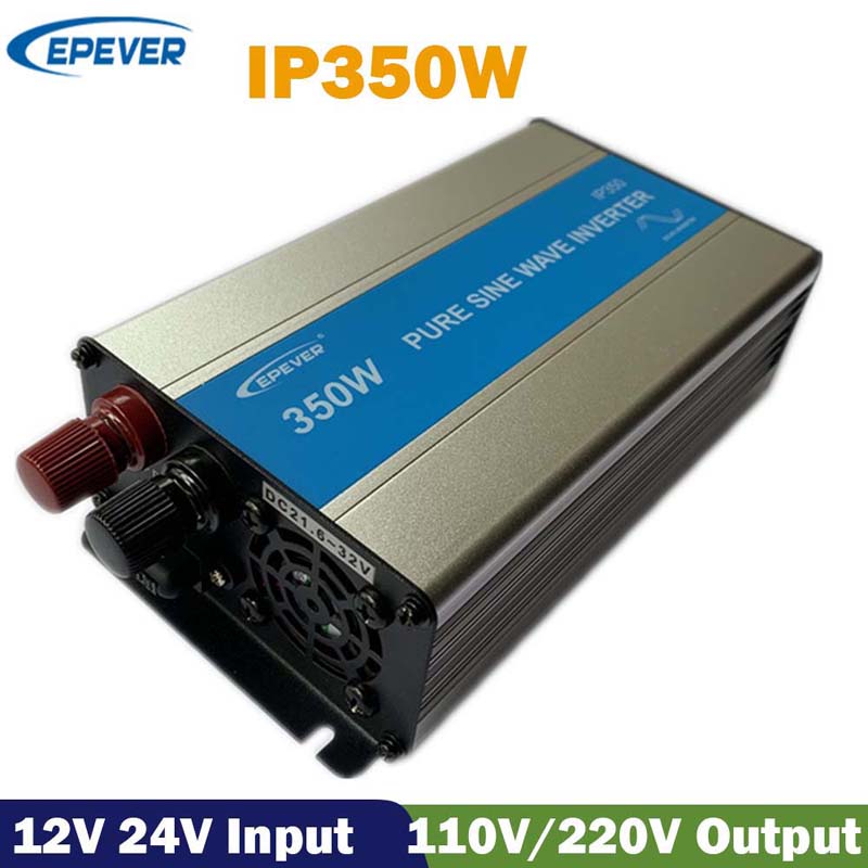 Epeve Ipower350W Gréine Gearrthear Gréine Us Eangach Pure Sine Wave Inverter 12v24VDC 110V N120V N220V N230VAC N220VAC POWER POWER INFHEISTÍOCHTA 50HZ 60HZ