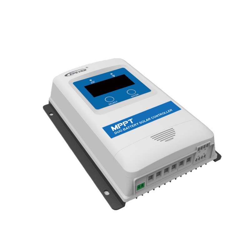 EPEE DURACER MPPT 10A 20A 20A 30A Gréine Charger agus an Rialaitheoir Dí-Chomhchruinnithe 12V 24V Auto Dual Battery rialtóir do Bád Camper RV