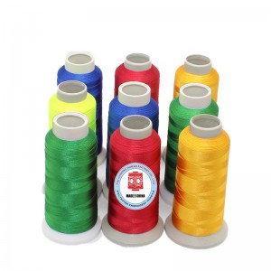 100% snáithe fuála bróidnéireachta poileistir