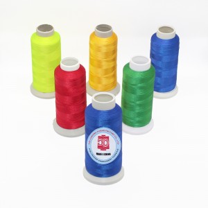 100% snáithe fuála bróidnéireachta poileistir