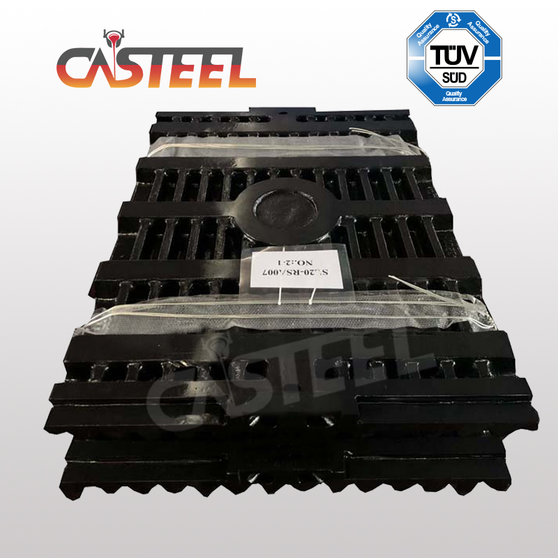 FINTEC J1107 Páirteanna Crusher Jaw do Jaws Sraith Sandvik