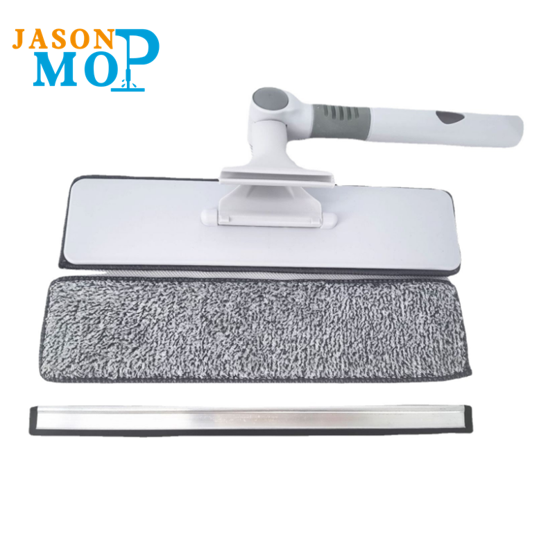 Dearadh 2021New Design Double Squeegee Fuinneog Glantóir Scrubber Kit le haghaidh glanadh baile cuimilteoir fuinneog