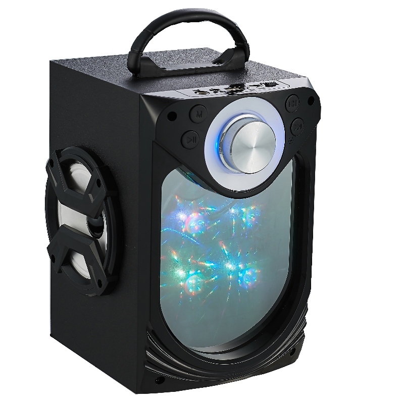 FB-BS034 Cainteoir Bluetooth iniompartha le Scáthán Gloine Soilsiú LED