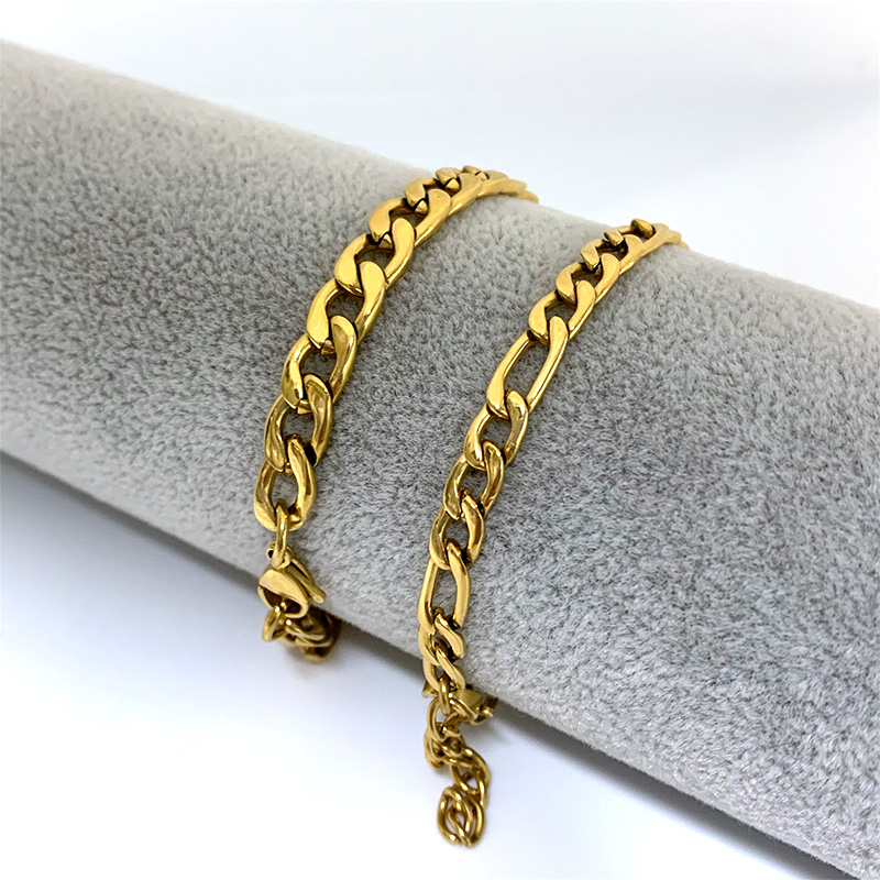 Bracelet Faisinna hEorpa agus Mheiriceá NStarless Cruach Gold-plátáilte