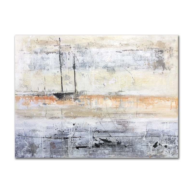 Saincheaptha Láimhe Péinteáil Aicrileach Canbhás Painting Tírdhreach Péinteáil Balla Artwork Abstract Obair chanbhás don seomra suí