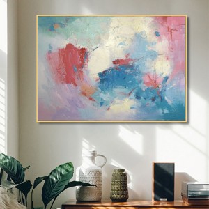 Péinteáil Aicrileach Nua-Aicrileach Creative Péinteáilte Nua-Aicrileach Péinteáil teibí ar chanbhás