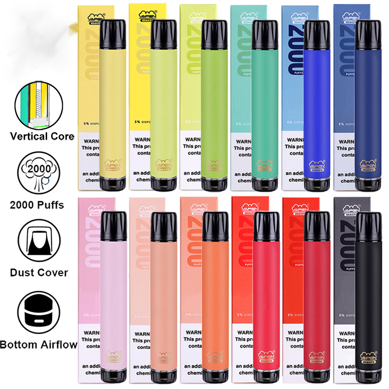FÓGRAÍONN VAPE BARÁNTÚIL 2000 PÁIPÉAR DÍOSPÓIREACHTA LE HAGHAIDH COIL XXL XTRA XTRA XTRA XTRA XTRA XTRA FLEX VAPORIZER Réamh-líonadh