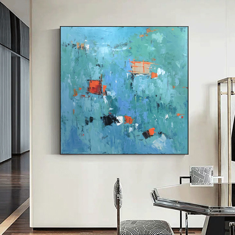 Péinteáil Láimhe Péinteáil Péinteáil Cearnóg Cearnóg Canbhás Abstract Ag tarraingt Maisiúcháin Baile do Seomra Maireachtála Ealaín Péintéireachtaí Eile Cuadro