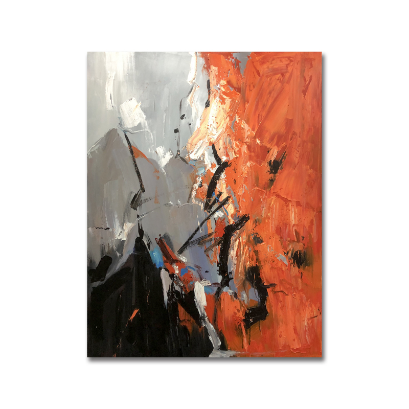 Maisiú Baile Ealaín Balla Balla Bunaidh lámhdhéanta Abstract Canbhás Péinteáil