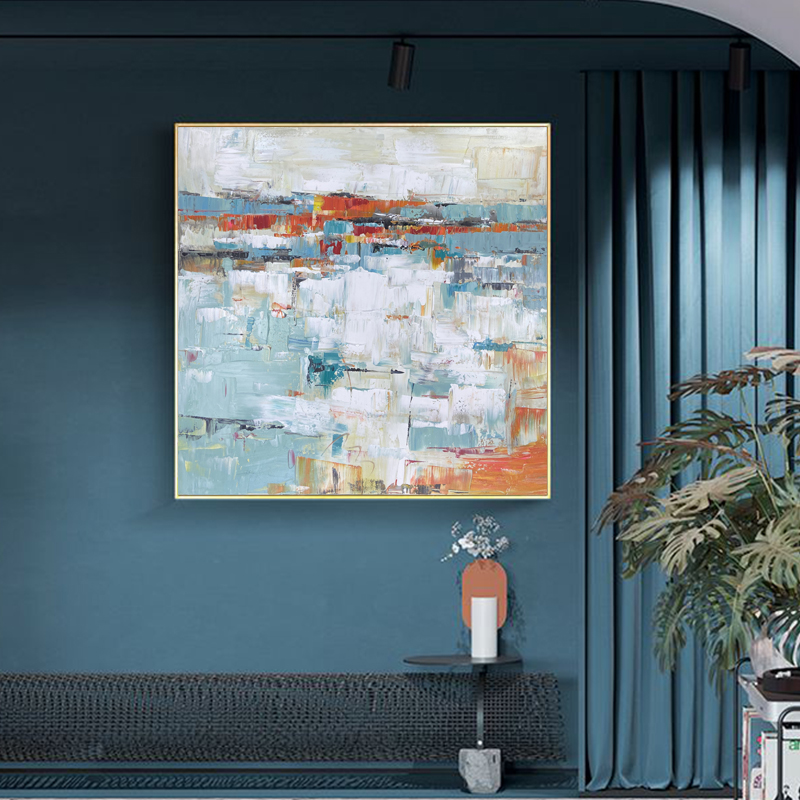Troscán Láimhe Péinteáilte Ola Ioslam Péintéir Péinteáil Art ar chanbhás Pictiúr Frámaithe Art Cuadros Decorativos Sala