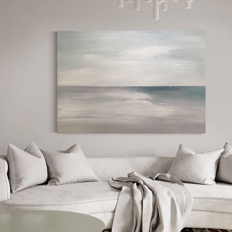 Péinteáil Láimhe Péinteáil Abstract Wall Canvas Ealaín Canbhás Muirdhreach Péintéireachtaí Ola
