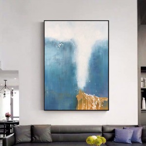 Péinteáil Péinteáil ar Lámh Péinteáil Abstract Péinteáil Ola Chanbhás Balla Balla comhaimseartha le haghaidh seomra beo