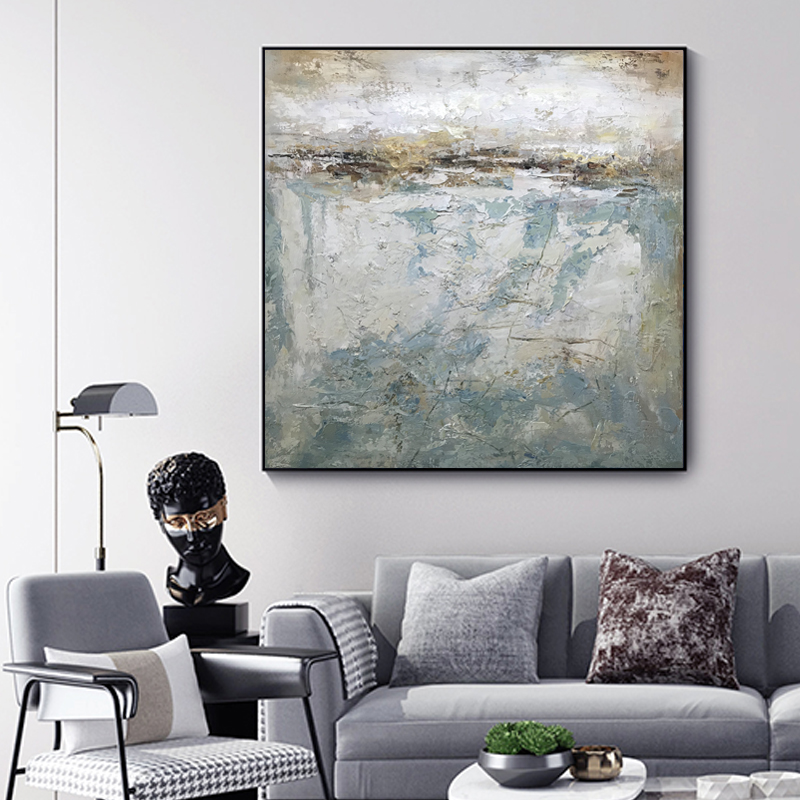 Art Péinteáilte Ealaín Péinteáil Ola Péinteáil Ola Balla Balla Canbha Abstract bunaidh le haghaidh seomra beo