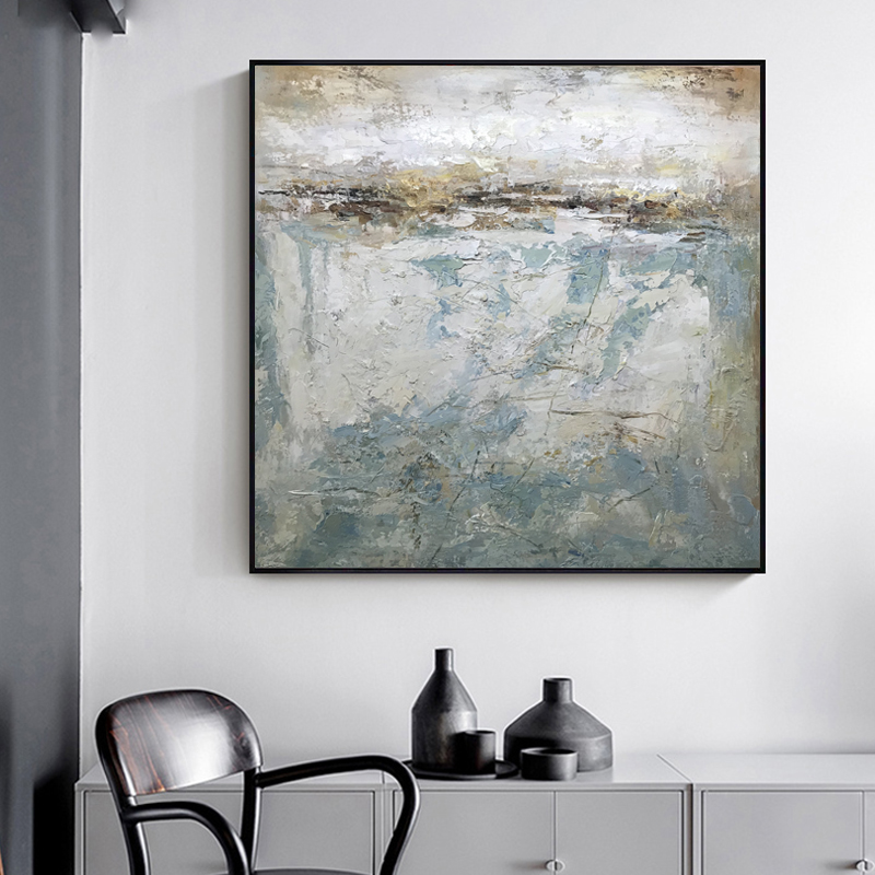 Art Péinteáilte Ealaín Péinteáil Ola Péinteáil Ola Balla Balla Canbha Abstract bunaidh le haghaidh seomra beo