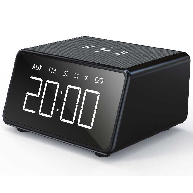 FB-CR01W 1.4inch raidió Clog Bluetooth le Qi Charger Wireless