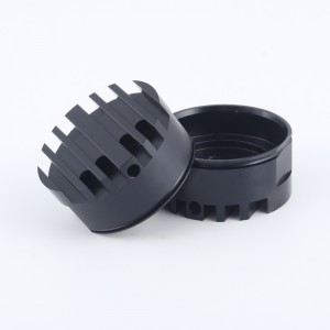 Easbhrúite saincheaptha CNC meaisínithe alúmanaim anodized teasa alúmanam alúmanam alúmanam dubh LED próifíl Heatsink