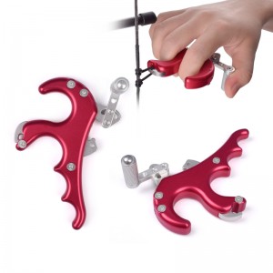 Scaoileadh Nika Boghdóireacht 42RA04-RD SEIF Scaoileadh Alúmanam Alloy Scaoileadh Bogha Scaoilte le haghaidh Bow Comhdhúile