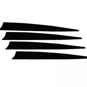 Nika Boghdóireacht 170017 5inch Sciath Tpu Vane do Boghdóireacht Gach cineál Lámhach Arrow