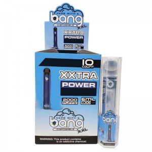 Bang XXL XXL VEN indiúscartha PEN Leictreonach Toitíní Gléas 800Mah Battery 6ml Pods folamh gal bunaidh bunaidh 2000 Puffs Kit Mórdhíola