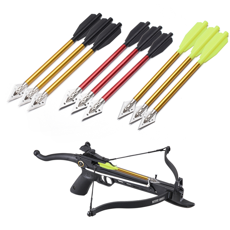 Elong Allamuigh 118643 16cm Alúmanam Bolt Blade Blade Leathan do Fhiach Boghdóireacht Crossbow