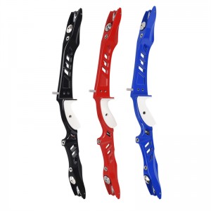 Nika boghery 220095 25inch ILF RH Rise Riser Recurve Bow le haghaidh lámhach boghdóireachta lasmuigh