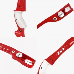 Nika boghery 220095 25inch ILF RH Rise Riser Recurve Bow le haghaidh lámhach boghdóireachta lasmuigh