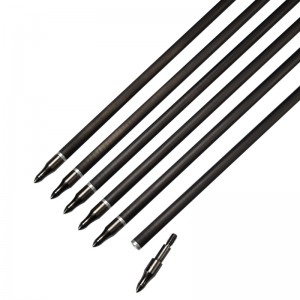 Elong Allamuigh 114454 ID6.2mm SP500 30inch Snáithín Carbóin arrow An Tuirc Cleite Archery Lámhach