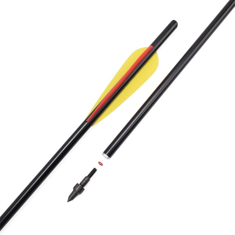 Elong Allamuigh 116058-01 OD8.8mm 16Inch Alúmanam Bolt alúmanam TPU Veees Seilg Crossbow ag baint úsáide as