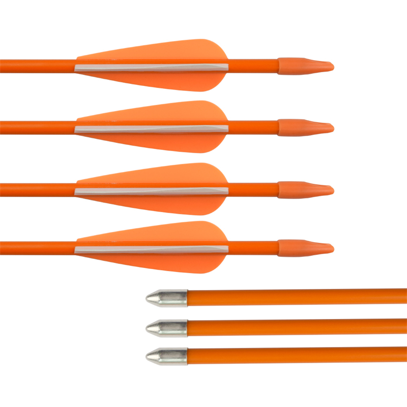 Elong amuigh faoin aer 110103 arrow fiberglass arrow ID5mm 26Inch Sprioc-chleachtais Sprioc-Chleachtais Armáil Lámhach Bogha