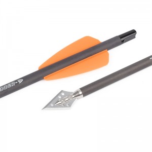 Nika Archery 114521-02 Bolt Carbóin ID6.2mm 7.5inch do Adder Córas COBRA/R9 \\\\ t