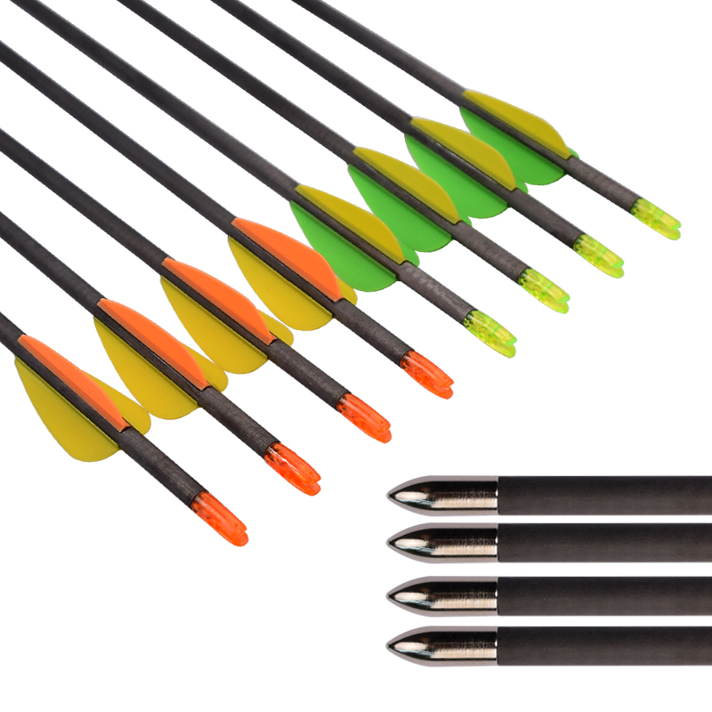 Elong Allamuigh 112164 ID4.2MM Arrow Carbóin Carbóin 30inch SP600 Boghdóireacht Sprioc-Lámhach