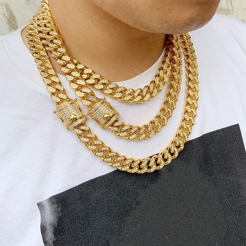 Aonair RÉIGIÚN 3 Slabhra Chúba Diamond Hip Hop