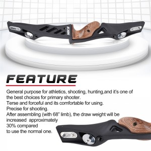 Nika Boghdóireacht 220026 ET1S 17Inch Ilf LH Recoverve Riser le haghaidh Trealamh Socraigh Bow Record Sprioc Lámhach Allamuigh agus Fiach