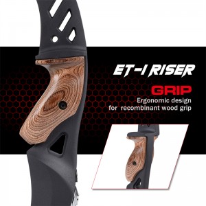 Nika Boghdóireacht 220026 ET1S 17Inch Ilf LH Recoverve Riser le haghaidh Trealamh Socraigh Bow Record Sprioc Lámhach Allamuigh agus Fiach