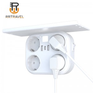 Táirgí Nua Breiseán Balla Caighdeánach Gearmánach, Solas Oíche Ionduchtaithe le Feidhm Tráidire, Plug Caighdeánach Gearmánach Feistithe Balla