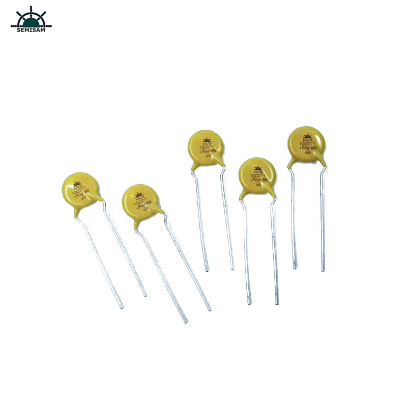 Friotóir Monaróra Soláthraí Buí Silicon 10D271 Trastomhas 10mm Ocsaíd Miotal Miotal MOV VARISTOR chun soláthar cumhachta a athrú