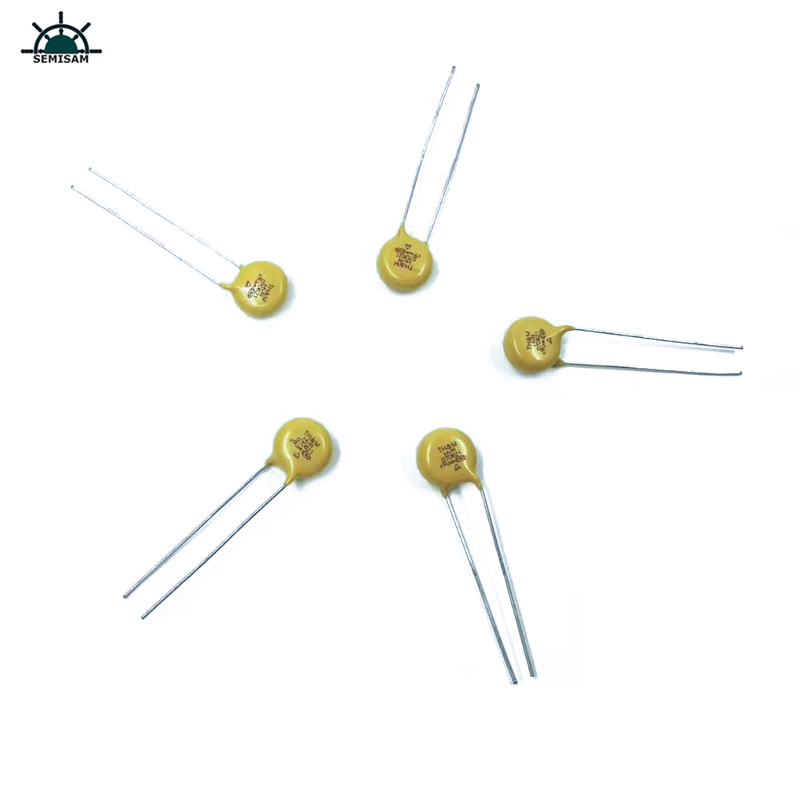 An tSín ODM Monarcha Leictreonach, Buí Mov 7mm HVR07D621K Varistor Ocsaíd Sinc le haghaidh Fearas Teaghlaigh
