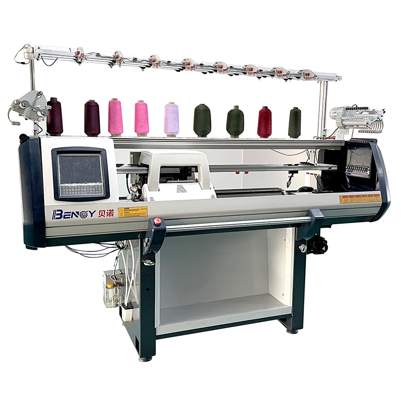 Kolme süsteemi 36 tolli jalatsite pind Flat Knitting Machine