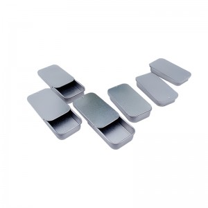 Bosca stáin dronuilleogach (60mm * 30mm * 11mm) bosca sleamhnáin