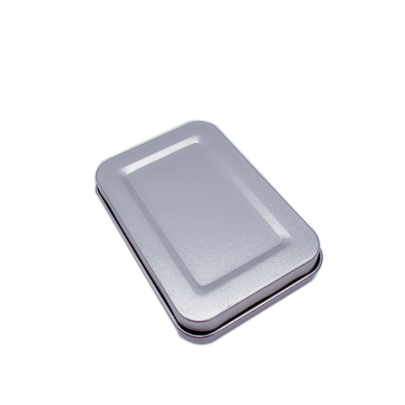 Táirgí Te USB Bosca Tin Customizable Logo Soláthraithe Miotal Monaróir Tinplate Bosca Tinplate (101mm * 70mm * 20mm)