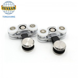 Táirgí Díolacháin Hot Crochta Rothaí Cruach dhosmálta Gloine Sleamhnáin Sleamhnáin Doras Rorser