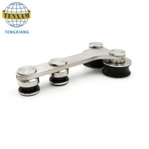 Táirgí Díolacháin Teo Crochta Rothaí Cruach dhosmálta Gloine Deasmhaigh Córas Doras Sleamhnáin Sleamhnáin